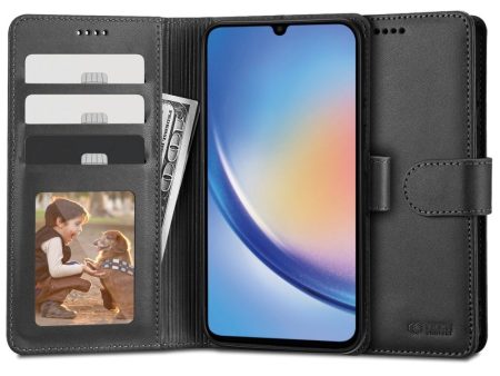 Samsung Galaxy A34 (5G) Tech-Protect Wallet m. Pung & Ståfunktion - Sort Online Sale