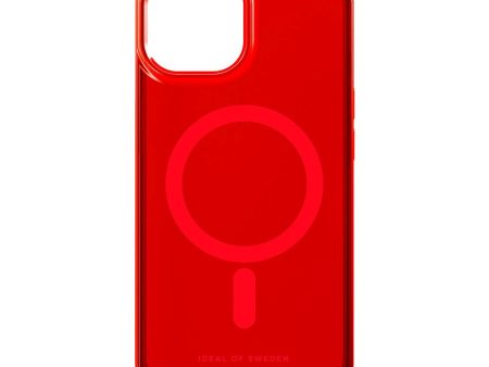 iDeal Of Sweden iPhone 15 Pro Max Clear Case - MagSafe Kompatibel - Radiant Red on Sale