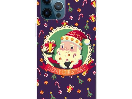 iPhone 15 Pro Fleksibelt Plastik Jule Cover - Merry Christmas - Julemanden & Juleslik For Cheap