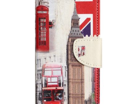 Honor 90 Lite Læder Cover m. Pung & Ståfunktion - London Big Ben For Sale