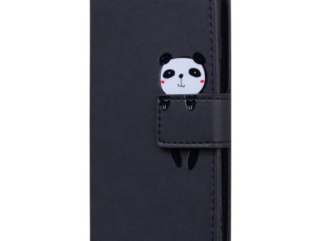 iPhone 13 Pro Flip Cover m. Kortholder   Ståfunktion   Strop - Sort (Panda) Sale