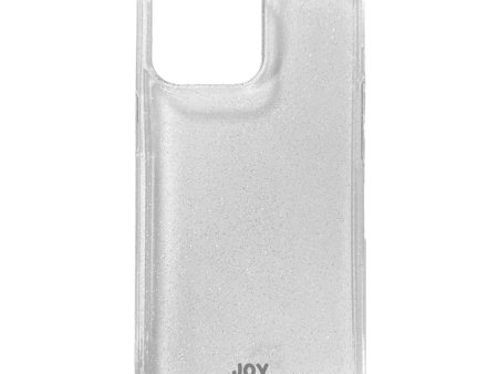 iPhone 13 Pro Joy Case Fleksibelt Plastik Cover m. Glimmer - Gennemsigtig   Sølv For Cheap