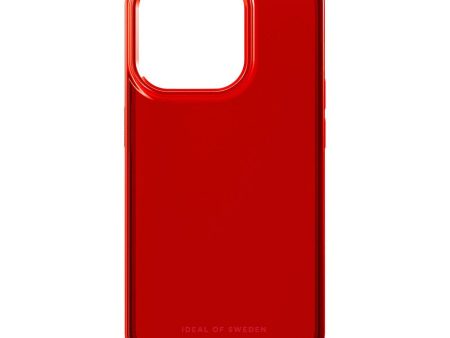 iDeal Of Sweden iPhone 15 Pro Clear Case - Radiant Red Sale