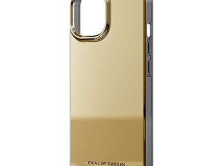 iDeal Of Sweden iPhone 15 Mirror Case - Mirror Gold Fashion