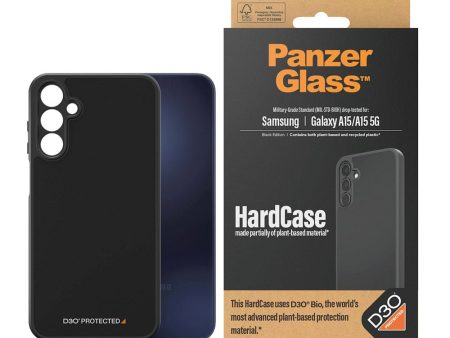 Samsung Galaxy A15   A15 (5G) Cover PanzerGlass D3O Bio HardCase - Sort Online