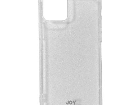 iPhone 12   12 Pro Joy Case Fleksibelt Plastik Cover m. Glimmer - Gennemsigtig   Sølv Sale