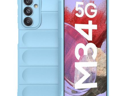 Samsung Galaxy M34 (5G)   F34 (5G) Fleksibelt Plastik Cover - Lyseblå Supply