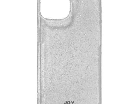 iPhone 15 Joy Case Hybrid Glitter Cover - Gennemsigtig   Sølv Online now