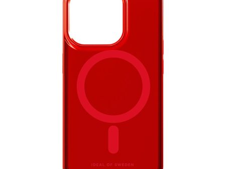 iDeal Of Sweden iPhone 15 Pro Clear Case - MagSafe Kompatibel - Radiant Red For Cheap