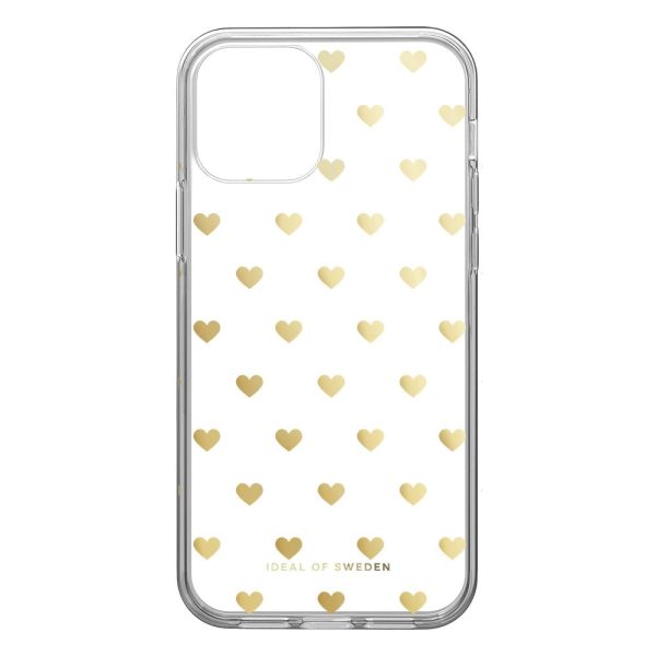 iDeal Of Sweden iPhone 12   12 Pro Clear Case - Golden Hearts Cheap