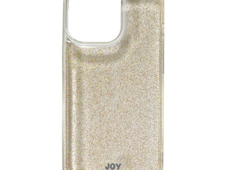 iPhone 13 Pro Joy Case Hybrid Glitter Cover - Gennemsigtig   Guld For Discount