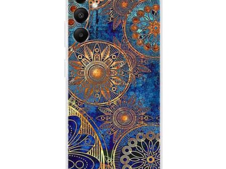 Samsung Galaxy A05s Fleksibel Plastik Cover m. Motiv - Guld Mandala Online now