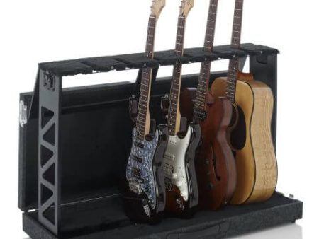 Gator GTRSTD6 Compact Rack Style Six Guitar Stand That Folds Into Case on Sale