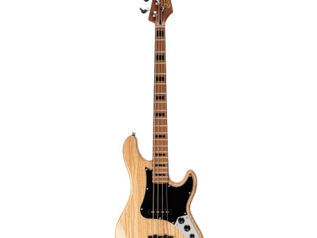 Cort GB64JJ-NAT Bass - Electric Bass with J Style Pickups - Natural Online Hot Sale