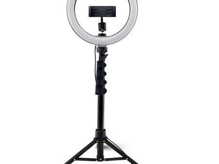 Mackie MRING-10 10” 3-Color Ring Light Kit w  Stand & Remote For Cheap