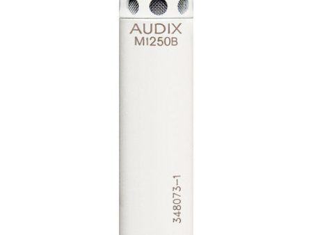 Audix M1250BWO Miniaturized Omnidirectional Condenser Microphone - White Online now