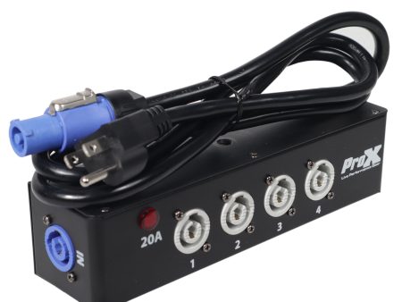 ProX X-PWC-X4-BOX Power Center Four-Way Spitter Power Connector Sale