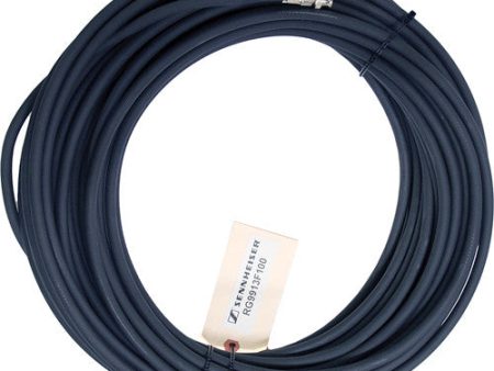 Sennheiser RG9913F100 Low-Loss Flexible RF Antenna Cable - 100  For Discount