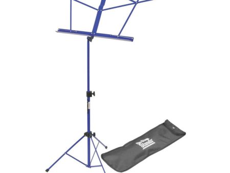 On-Stage SM7122DBB Compact Sheet Music Stand with Bag - Dark Blue Fashion