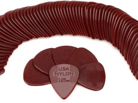 Dunlop 44R125 Nylon Standard Picks - 1.25mm Extra Heavy - 72 Refill Bag Hot on Sale