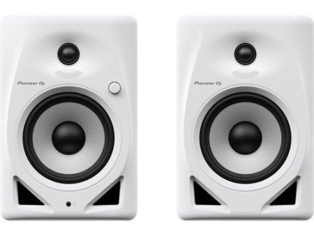 Pioneer DJ DM-50D Active 5  Desktop Monitor DJ Speakers - White Cheap