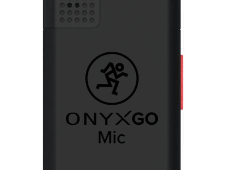 Mackie ONYXGO MIC Wireless Clip-on Mic w  Companion App Fashion