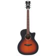 D Angelico PREMIER GRAMERCY LS Acoustic Electric Guitar (Satin Vintage Sunburst) For Discount