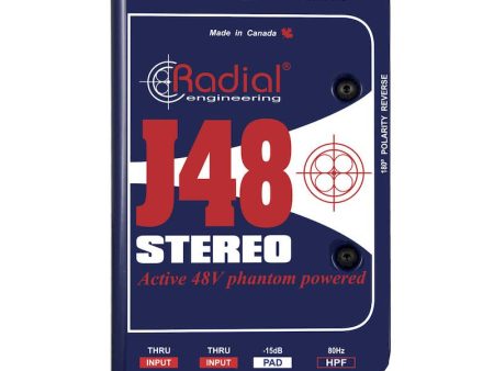 Radial Engineering J48 STEREO Phantom Powered DI Fashion