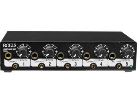 Rolls RA53B 5-Channel 1 2 Space Rackmount Stereo Headphone Amplifier on Sale