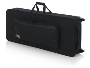 Gator GK-61 61-Note Keyboard Rigid EPS Foam Lightweight Case w  Wheels For Discount