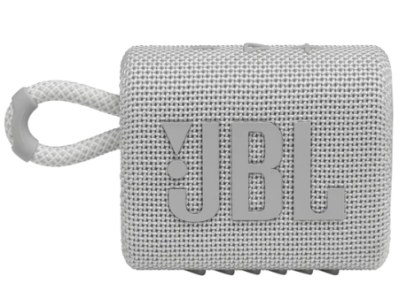 JBL GO 3 Portable Bluetooth Speaker (White) Supply