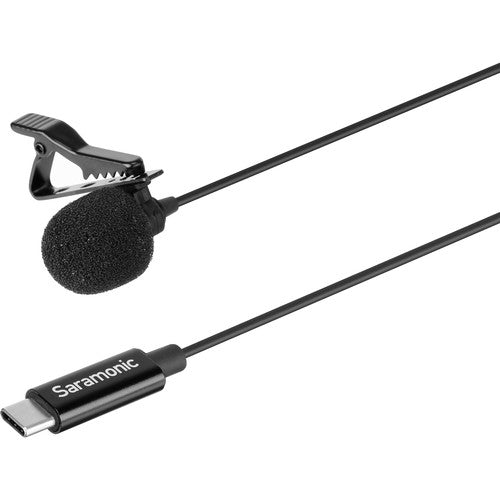 Saramonic LAVMICRO U3B Omnidirectional Lavalier Microphone w  USB Type-C Connector for Android Devices (19.6  Cable) Discount