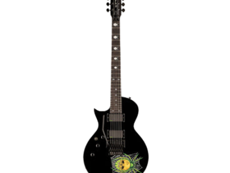 ESP LTD KIRK HAMMET Signature Left-Hand Electric Guitar (Black with Spider Graphic) Cheap