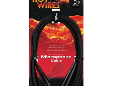 On-Stage MC12-6 XLR-XLR Mic Cable 6  Sale