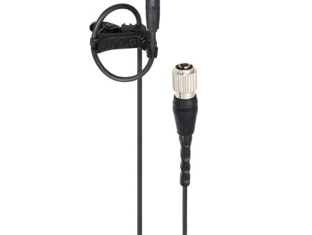 Audio-Technica BP899CH Subminiature Omnidirectional Condenser Lavalier Microphone - Wireless cH Black Online Sale