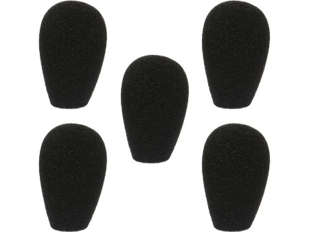 Galaxy Audio WS-HSUBK Windscreen for All Omni HS & ES Uni-Directional Models (5 pack) - Black Hot on Sale