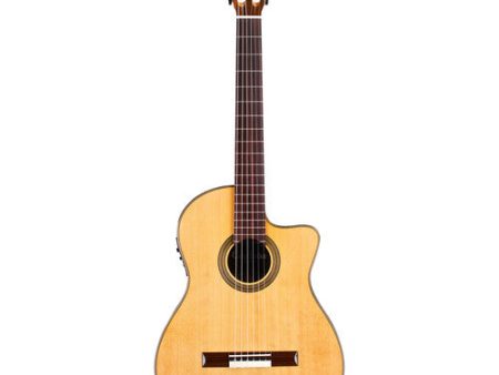 Cordoba FUSION 12 Natural CD Nylon-String Classical Guitar - Cedar For Cheap