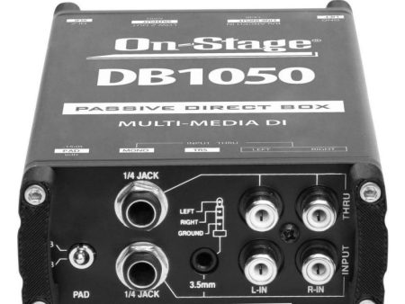 On-Stage DB1050 Passive Multimedia DI Box Sale