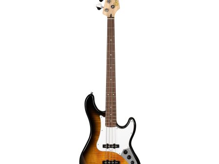 Cort GB24JJ-2T Bass - Electric Bass with J Style Pickups - 2 Tone Burst Discount