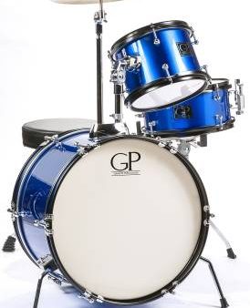 Granite Percussion GP-JR3BL 3-Piece Junior Drum Kit (Blue) Discount