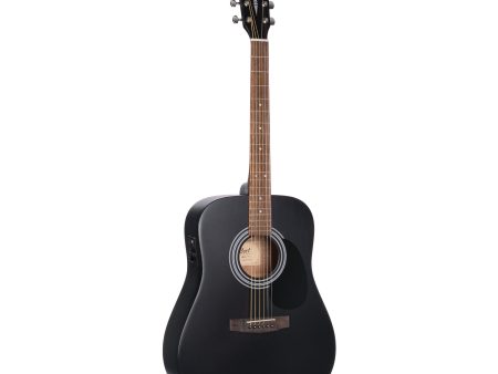 Cort STANDARD Series Acoustic Guitar (Black Satin) Online Sale