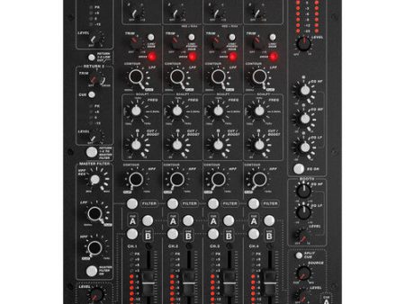 PLAYdifferently MODEL-1.4 Premium Ultracompact 4-Channel Analog DJ Mixer on Sale