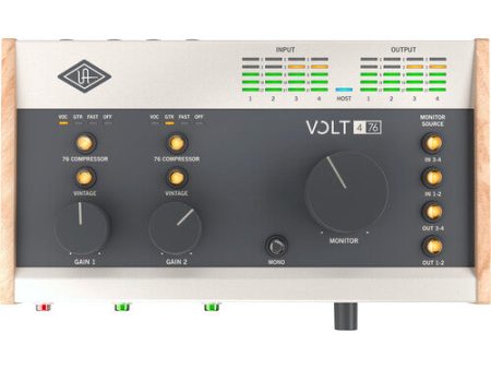 Universal Audio VOLT476 USB Type-C Audio MIDI Interface w  Built-In Compressor Fashion