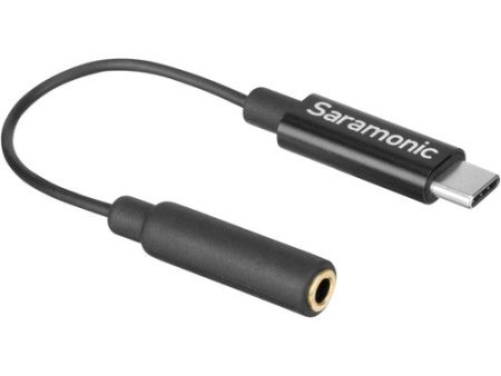 Saramonic SR-C2003 3.5mm TRS Female to USB Type-C Adapter Cable for Mono Stereo Audio to Android (3 ) Supply