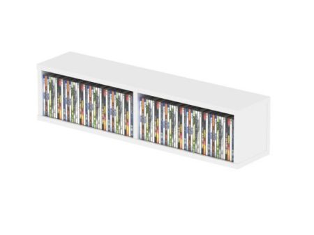 Glorious CD-BOX-90-WHT CD Rack - White Sale