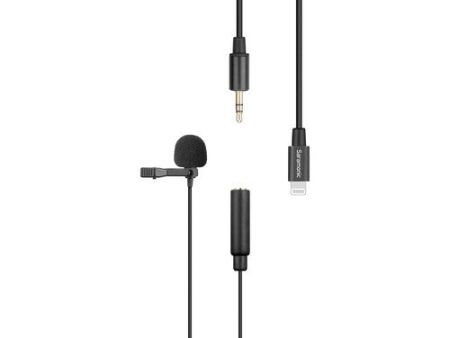 Saramonic LAVMICRO Omnidirectional Lavalier Microphone w  Lightning Connector for iOS Devices (6.5  Cable) For Discount