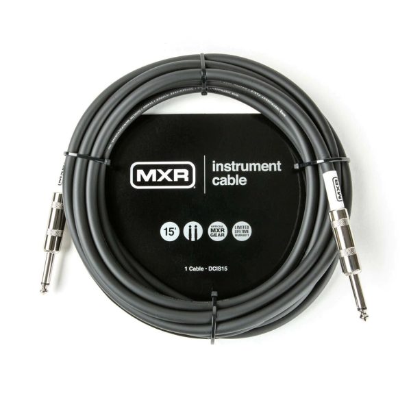 Dunlop MXR DCIS15 Straight Standard Instrument Cable - 15ft Fashion