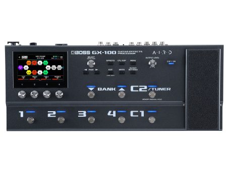 Boss GX-100 Electric Guitar Multi Effects Processor & Amp Modeller With Touchscreen Hot on Sale