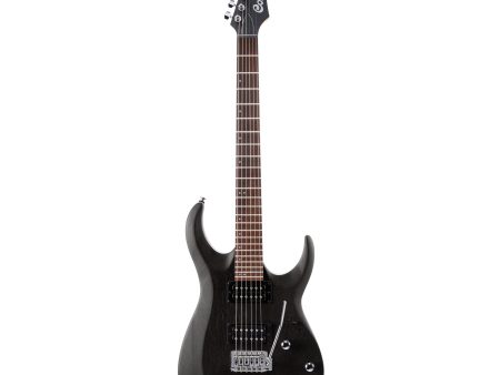 Cort X100 Series Electric Guitar (Open Pore Black) Online Hot Sale