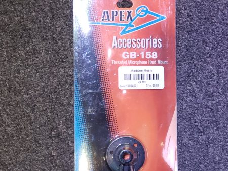 Apex GB-158 Threaded Microphone Hard Mount Online now